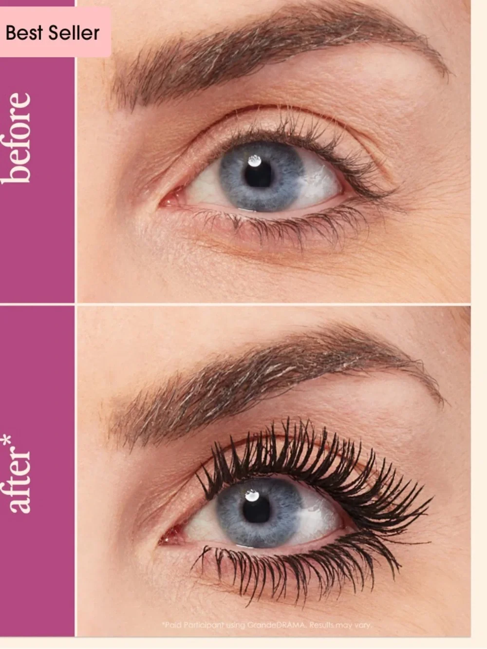 Grande Drama Intense Thickening Mascara with castor oil